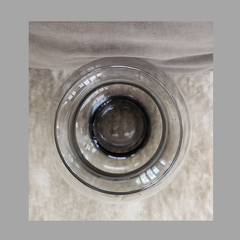 縮圖：Vintage Wedgwood 24% Lead Crystal Vase Made in England Elegant Clear Glass