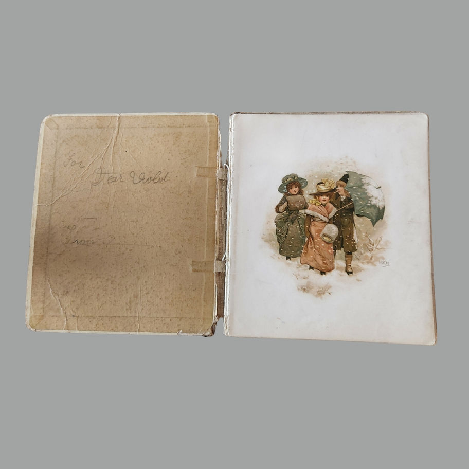 Antique Victorian Illustrated Gift Book Sing a Merry Madrigal (c.1880s–1890s)