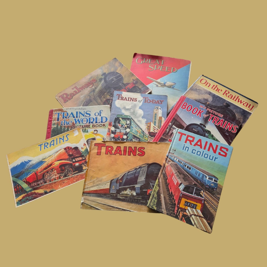 Vintage Children’s Train Books Collection – 1950s–1960s Railway Picture Books