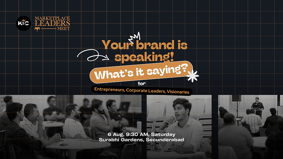 Branding Workshop || Marketplace Leaders Meet