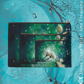 pochette stampa digitale fronte retro pioggia linea moda accessori