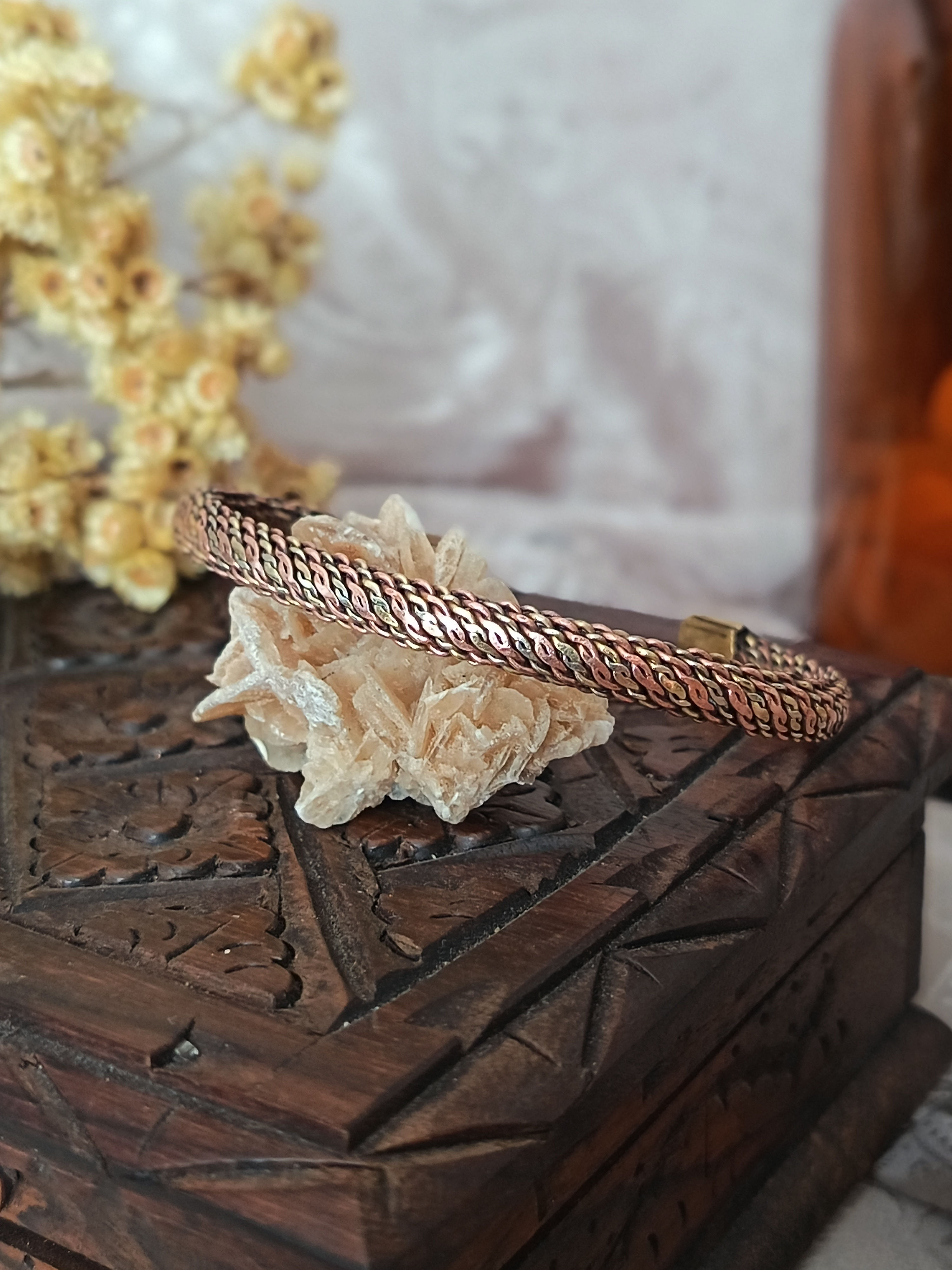 Bracelet jond cuivre