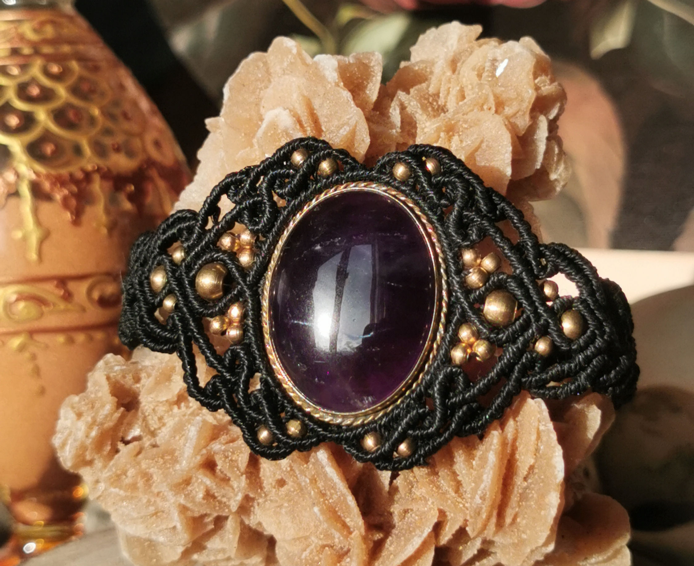 manchette améthyste