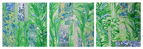 Green Botanical Paintings