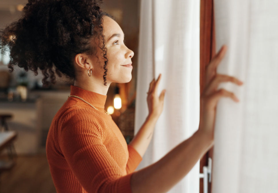 opening windows to refresh energy during spiritual home cleansing