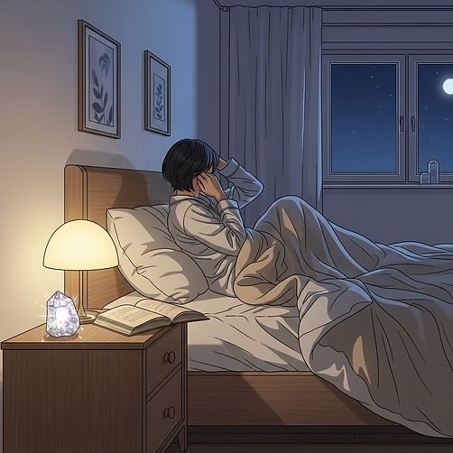 restless sleep due to karmic imprints