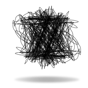 Scribble black pen gif