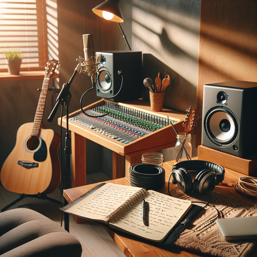 Songwriter at work