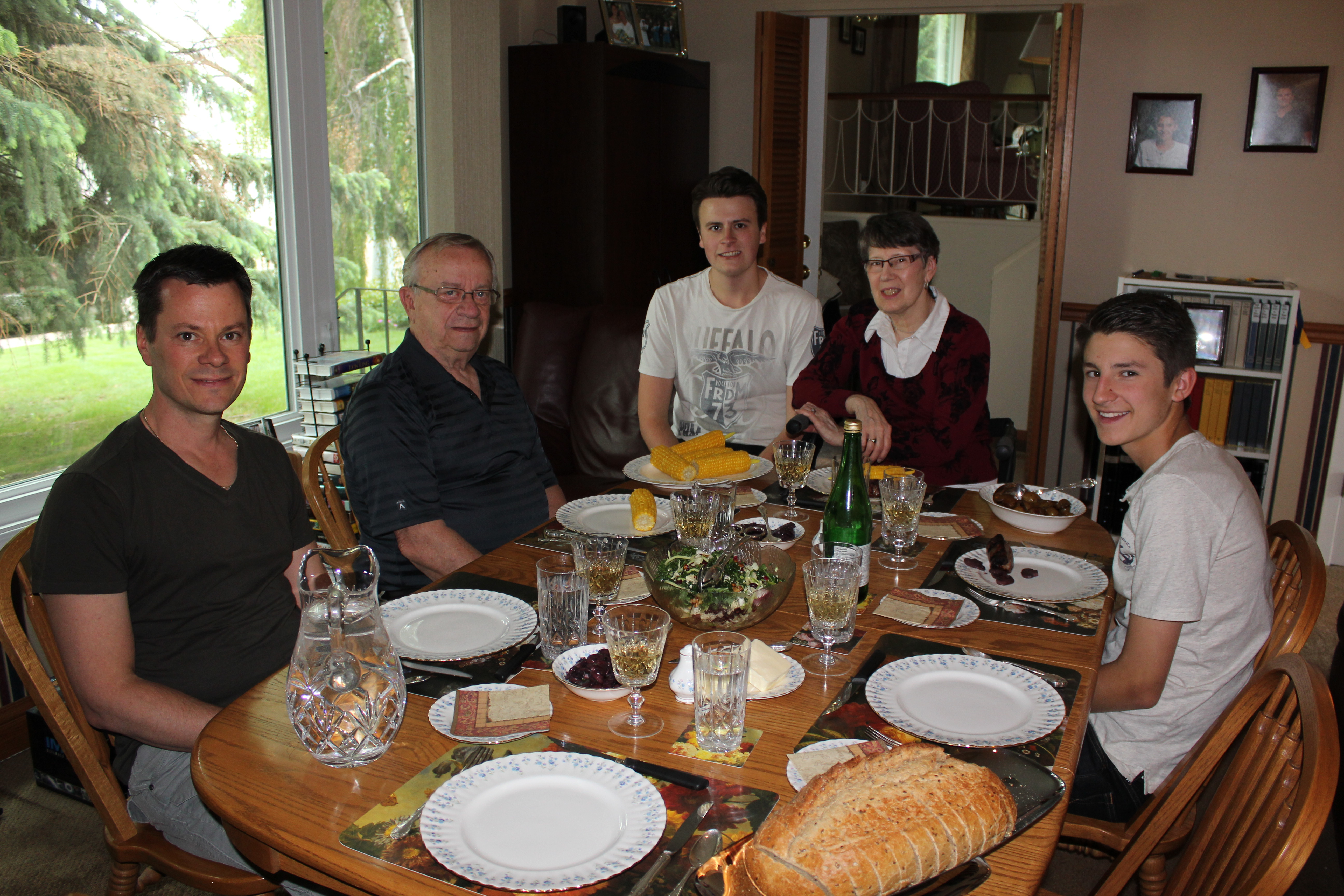 Father's Day dinner 2013