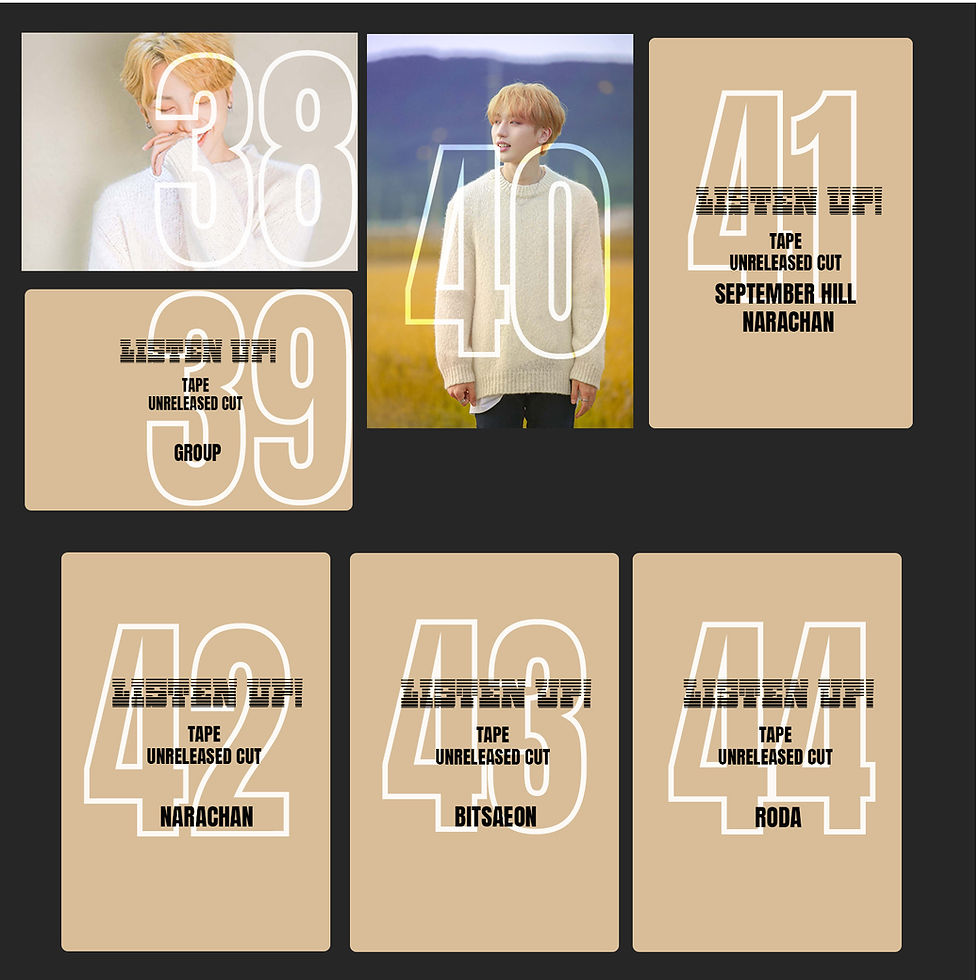섬네일: LISTEN UP! Print Set