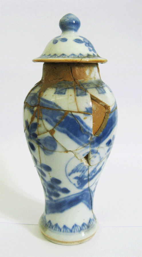 Potiche en porcelaine
