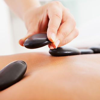 body language hot stone massage
