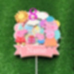 Peppa Pig cake topper featuring Peppa, George, and friends with vibrant colors, perfect for a fun birthday celebration