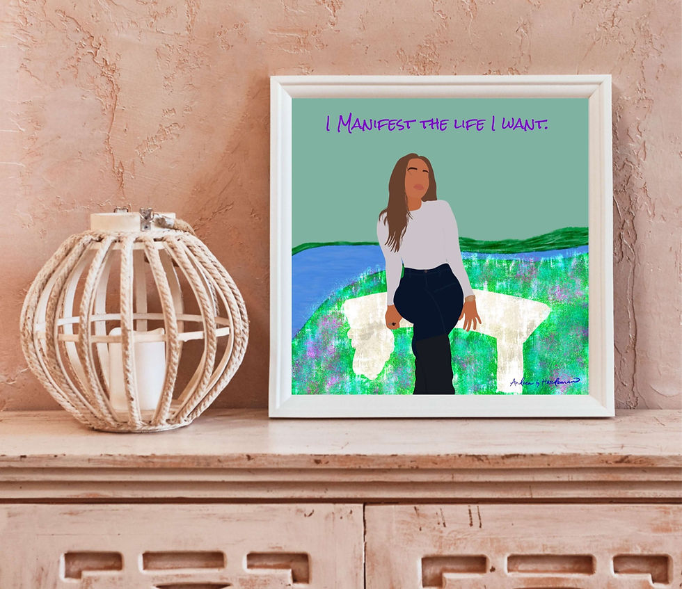 "Power to Create" - digital art media by Andrea G. Hardeman