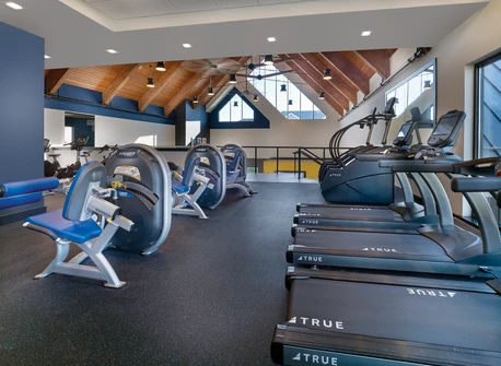 Fitness Center with updated equipment.