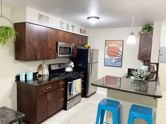 Kitchen with Stainless Steel Appliances