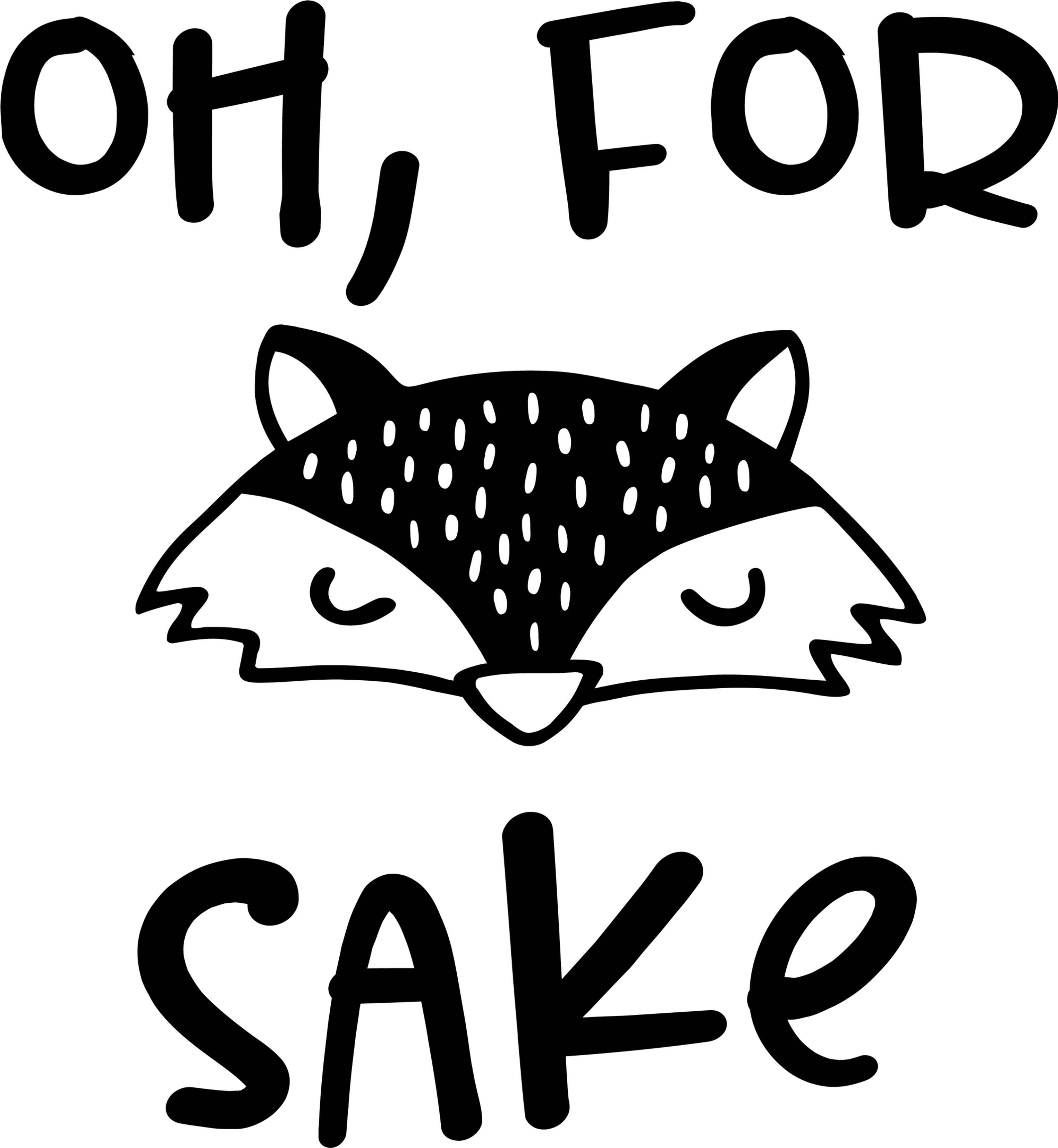 Oh For Fox Sake Decal
