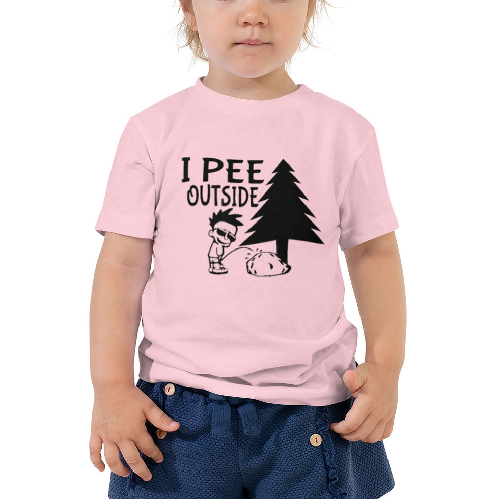 Miniaturbild: Toddler Short Sleeve Tee - I Pee Outside