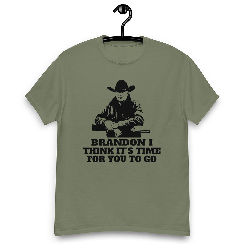 Miniaturbild: Men's classic tee - Brandon I Think It's Time For You To Go