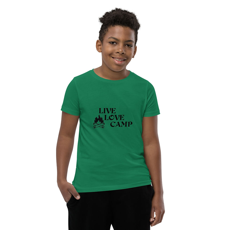 Miniaturbild: Youth Short Sleeve T-Shirt - Live Love Camp