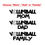Miniature : beach sports decal