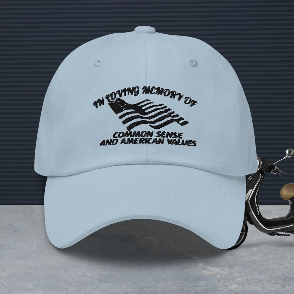 תמונה ממוזערת: Dad hat - In Loving Memory Of Common Sense And American Values