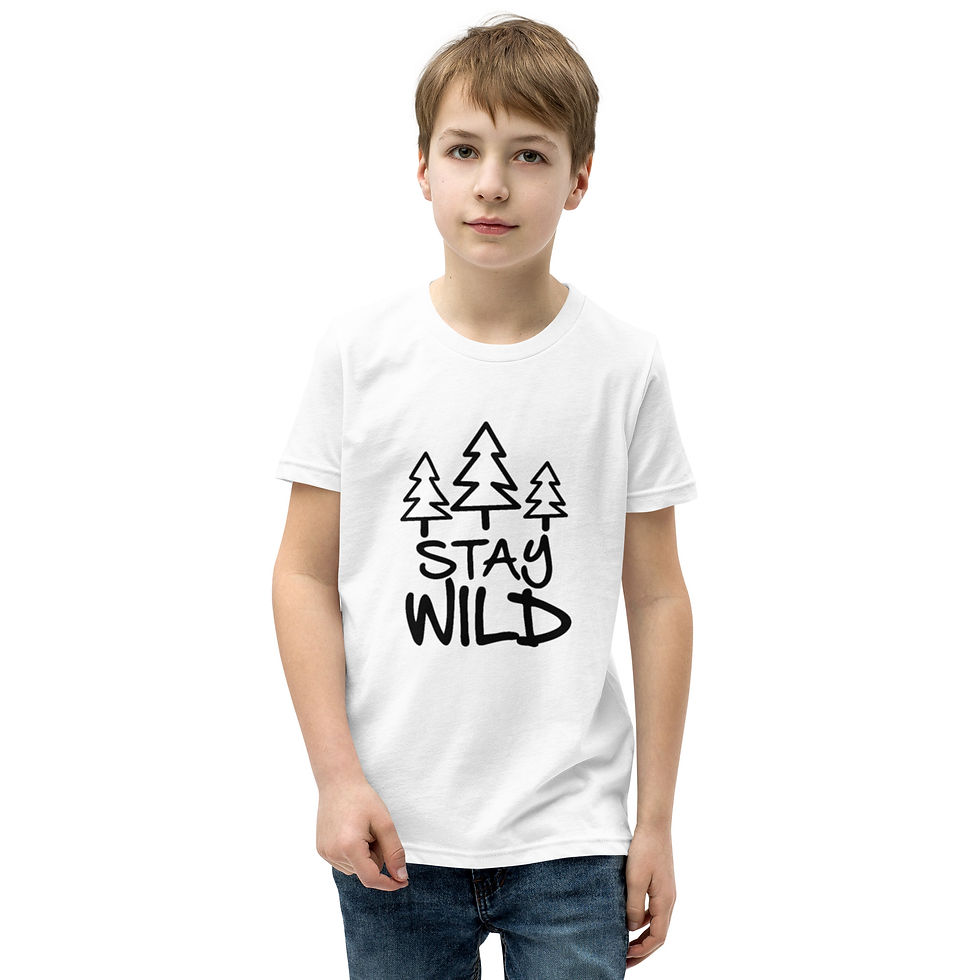 Miniaturbild: Youth Short Sleeve T-Shirt - Stay Wild