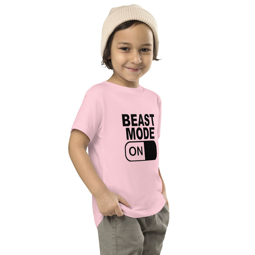 Miniaturbild: Toddler Short Sleeve Tee - Beast Mode On