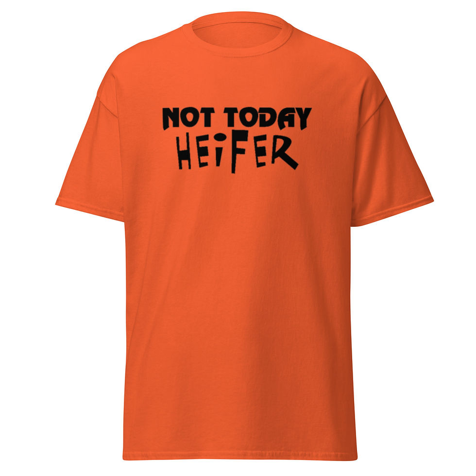 Miniaturbild: Men's classic tee - Not Today Heifer