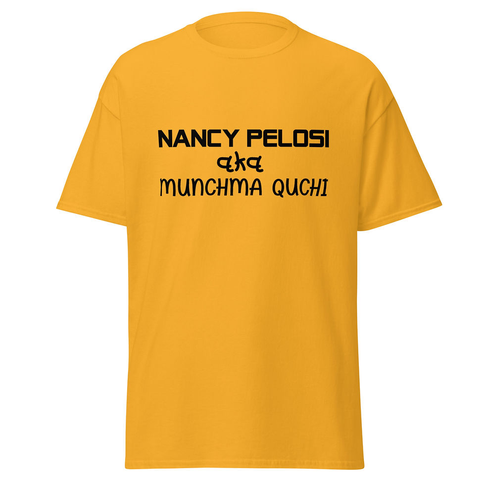 Miniatura: Men's classic tee - Nancy Pelosi - aka Munchma Quchi