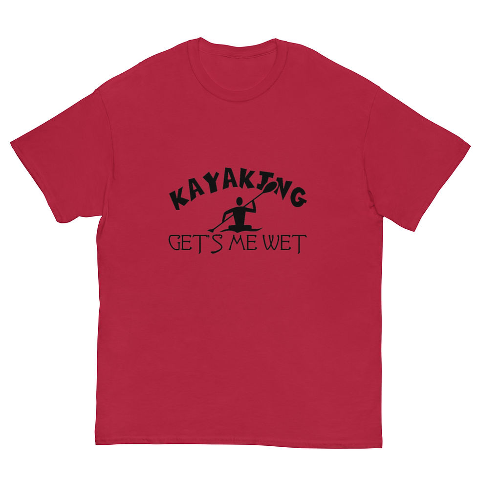 Miniatura: Men's classic tee - Kayaking Gets Me Wet