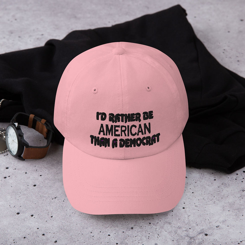 Miniaturbild: Dad hat - I'd Rather Be American Than A Democrat