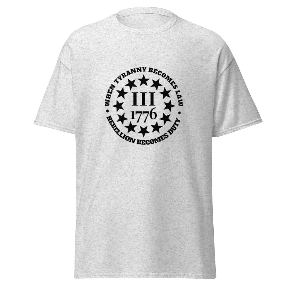 Thumbnail: Men's classic tee When Tyranny Becomes Law
