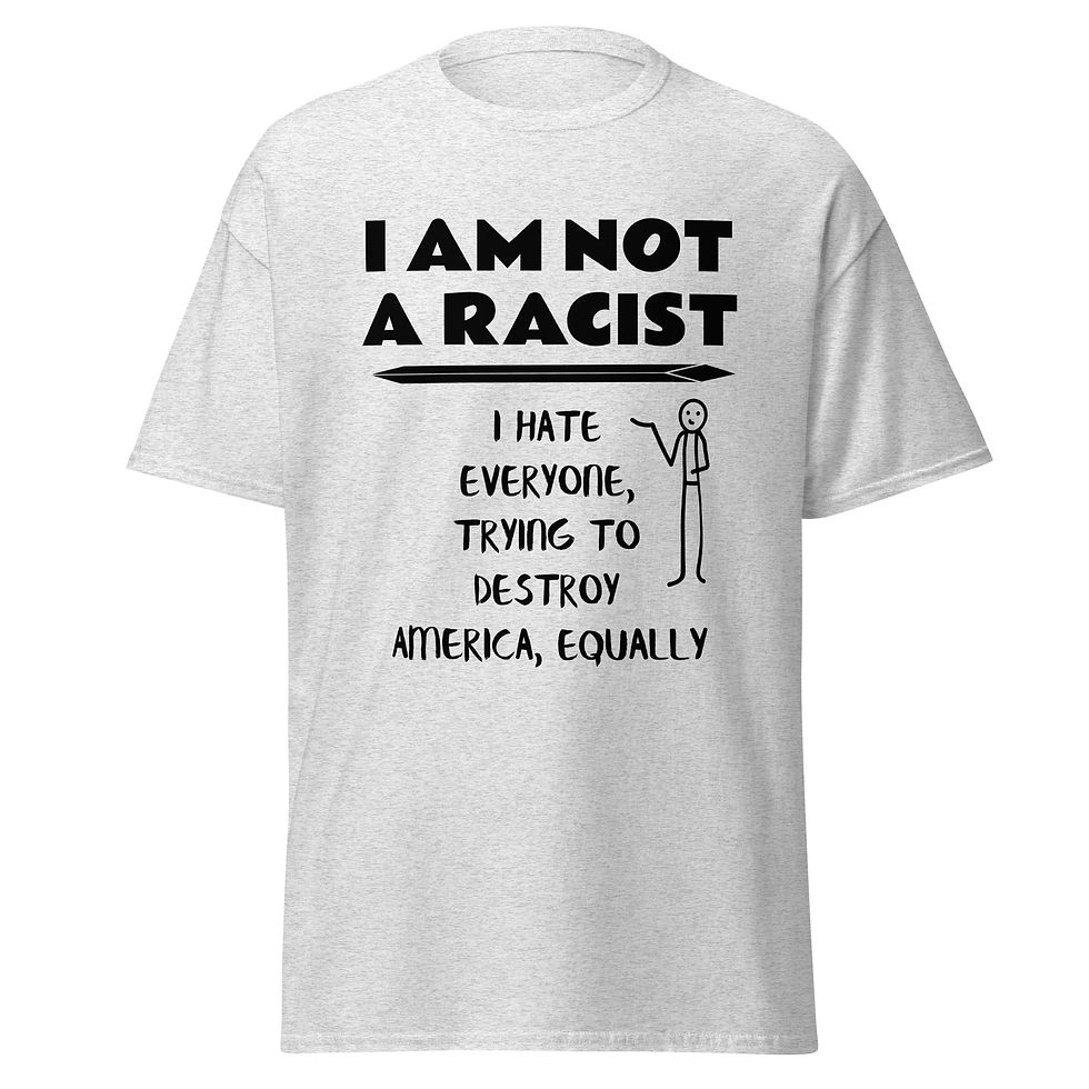 Miniature : Men's classic tee - I Am Not A Racist
