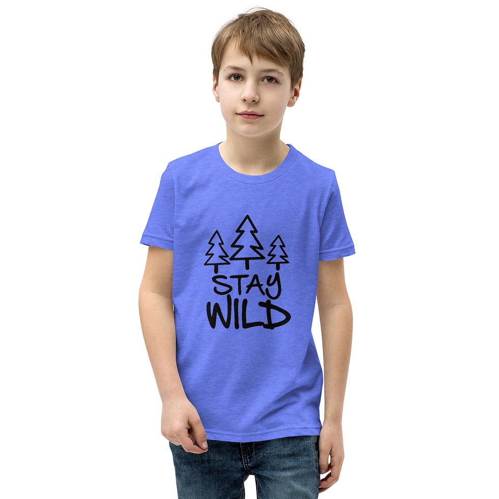 Miniaturbild: Youth Short Sleeve T-Shirt - Stay Wild