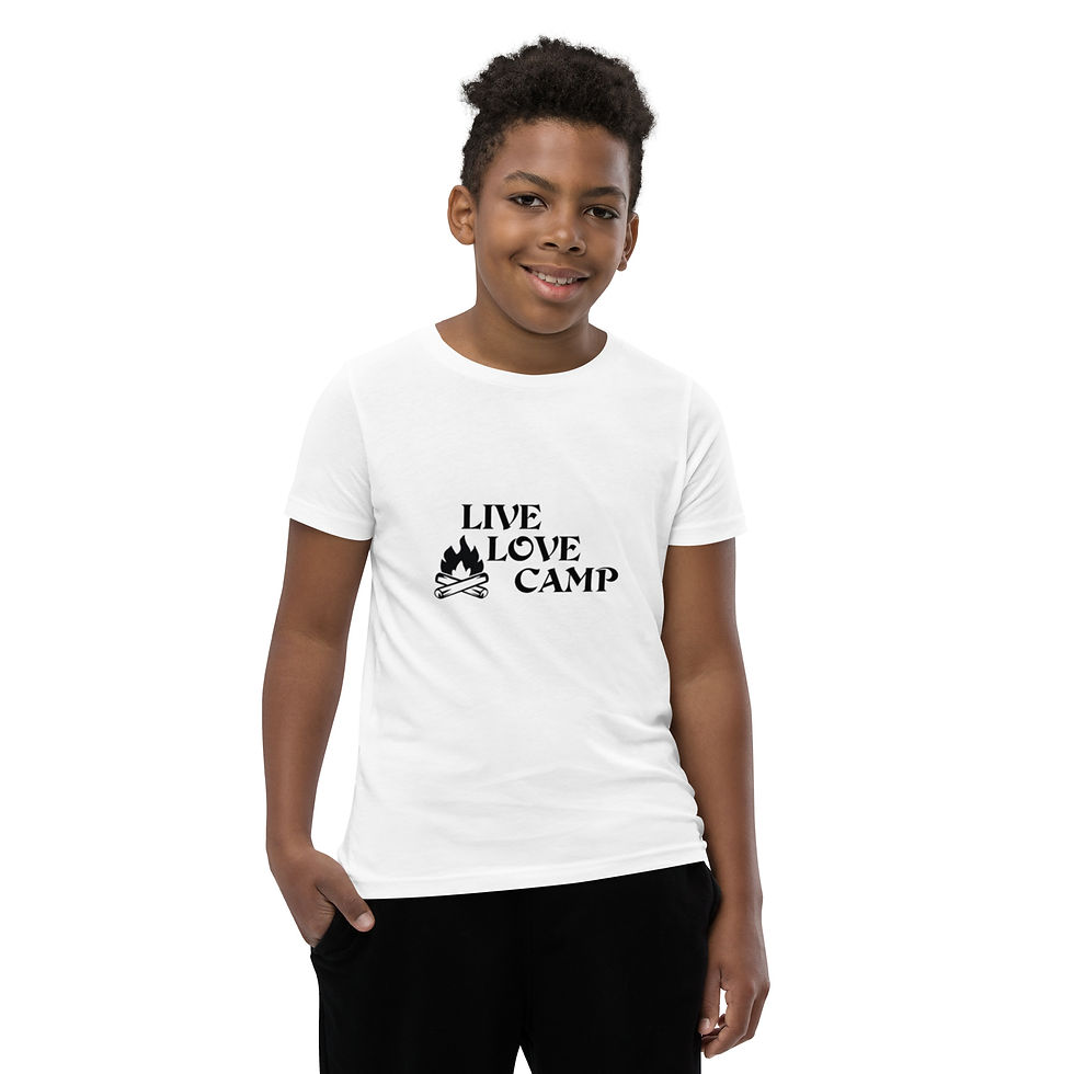 Miniaturbild: Youth Short Sleeve T-Shirt - Live Love Camp