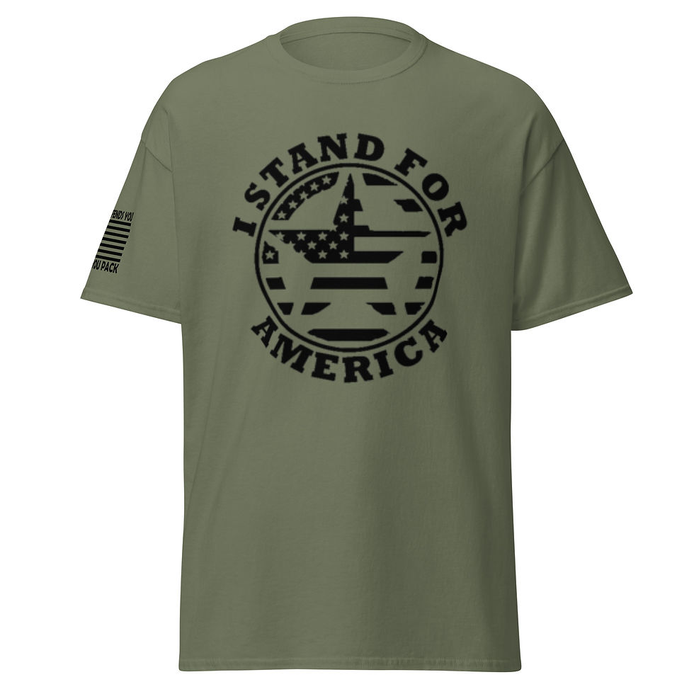 Miniaturbild: Men's classic tee - I Stand For America