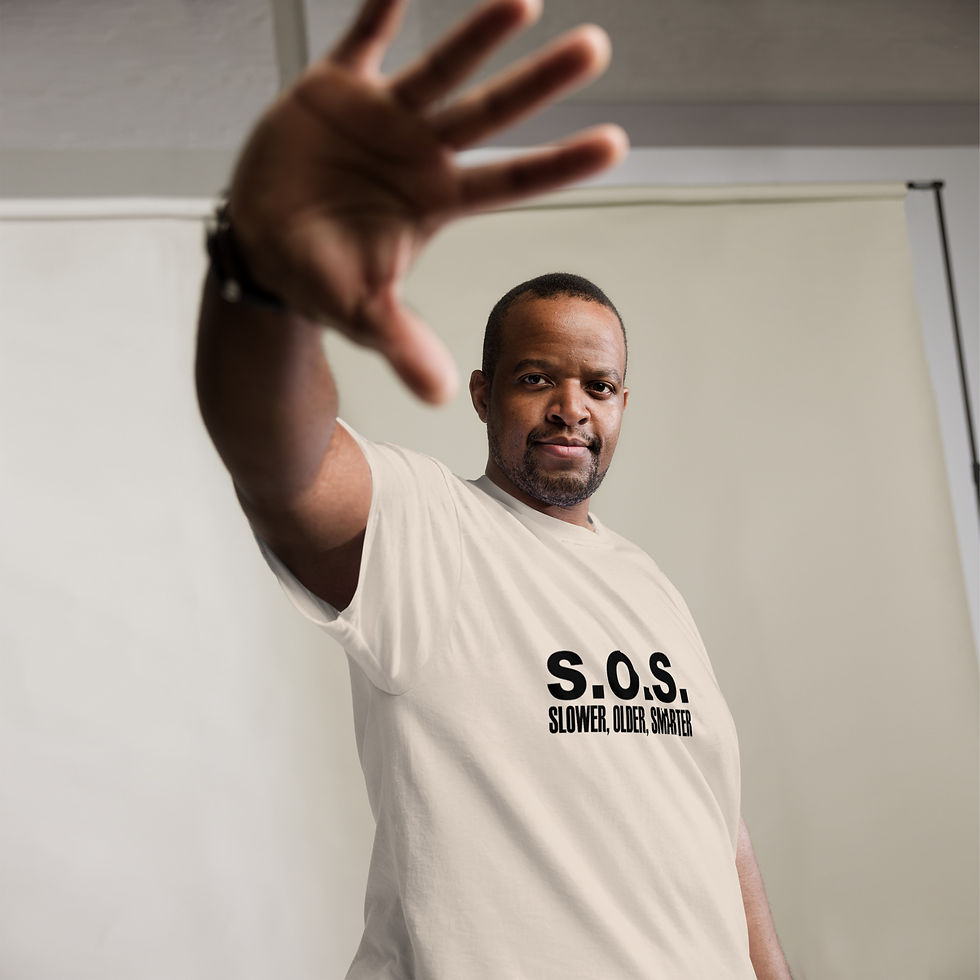 Miniaturbild: Men's classic tee - Slower Older Smarter