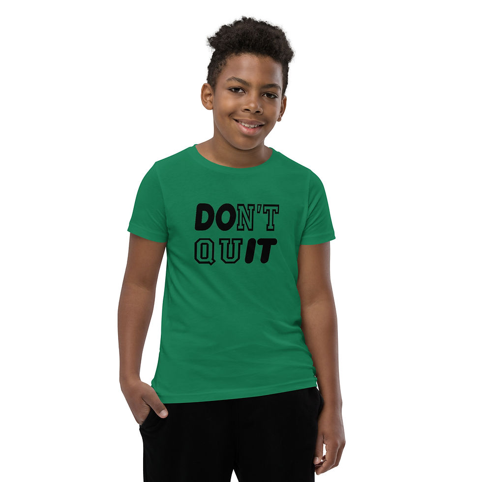 Miniaturbild: Youth Short Sleeve T-Shirt - Do It - Don't Quit