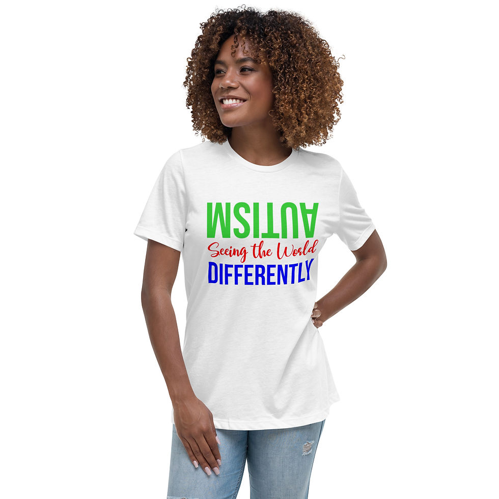 Hình thu nhỏ: Women's Relaxed T-Shirt - Autism - Seeing The World Differently
