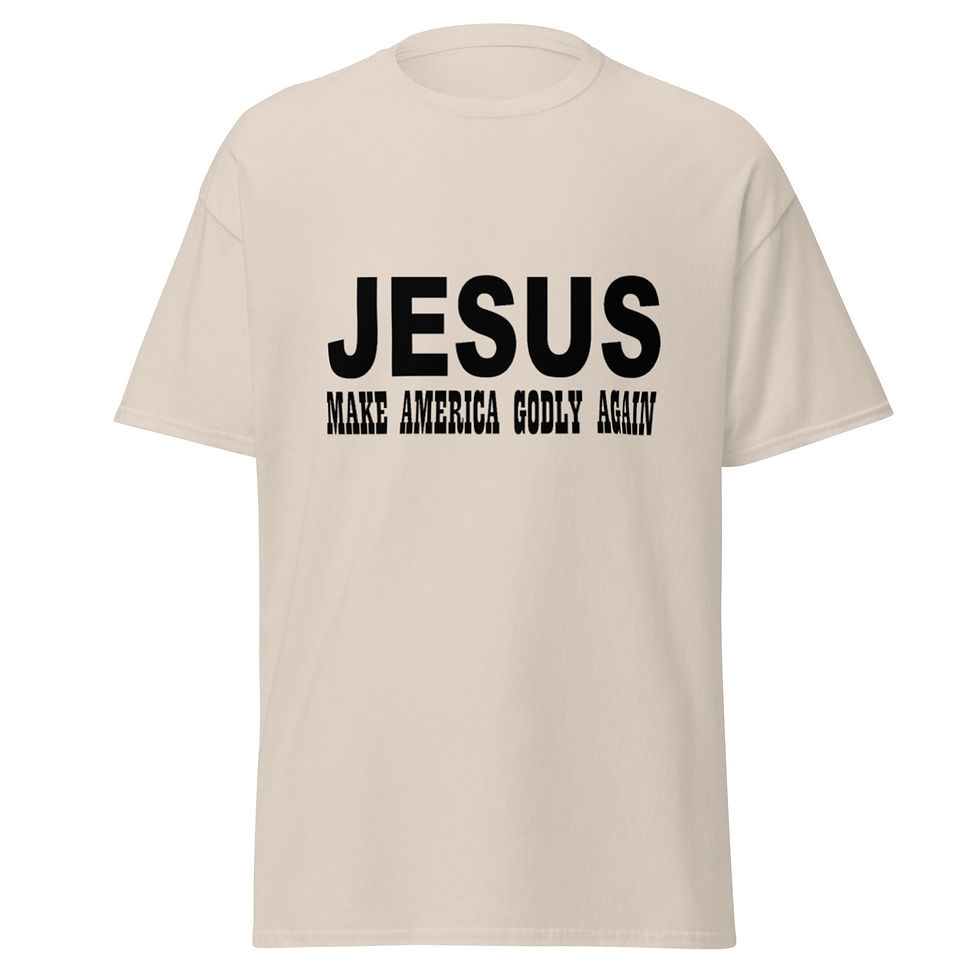 Miniaturbild: Men's classic tee - Jesus Make America Godly Again