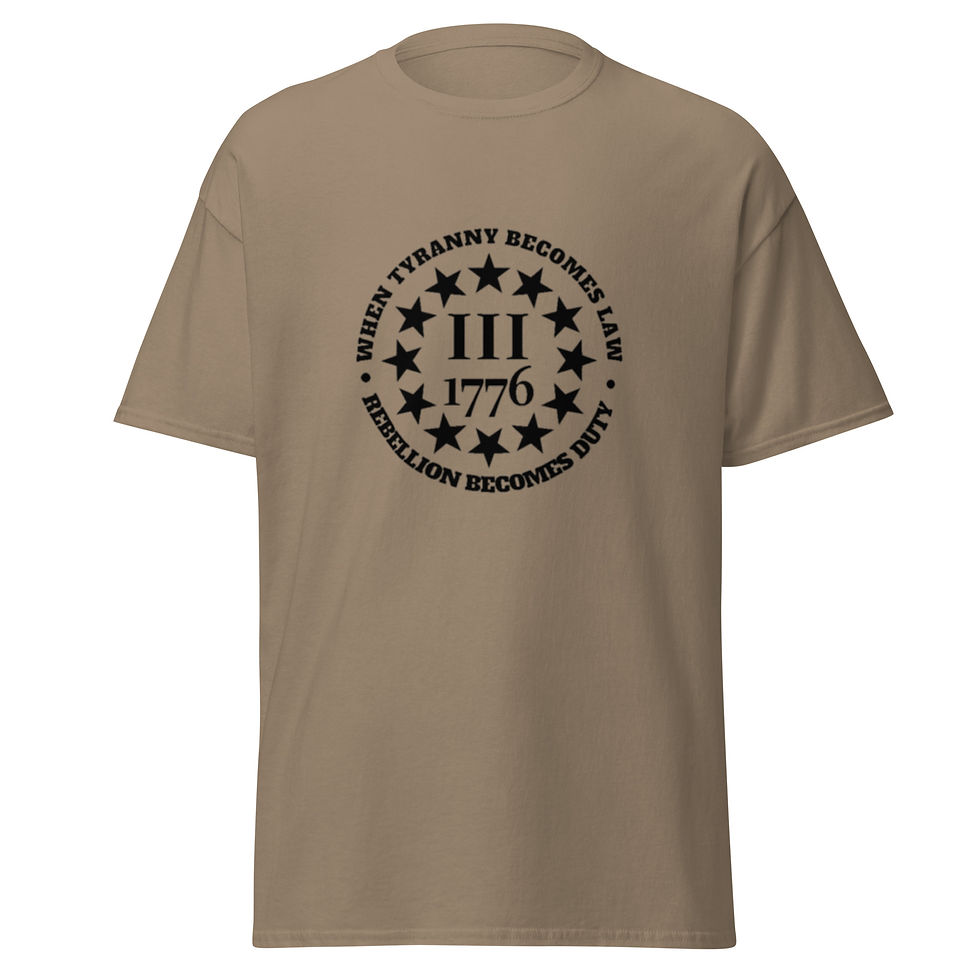 Hình thu nhỏ: Men's classic tee When Tyranny Becomes Law