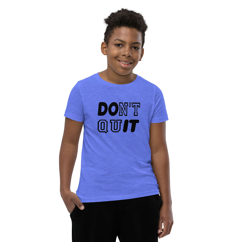 Miniaturbild: Youth Short Sleeve T-Shirt - Do It - Don't Quit