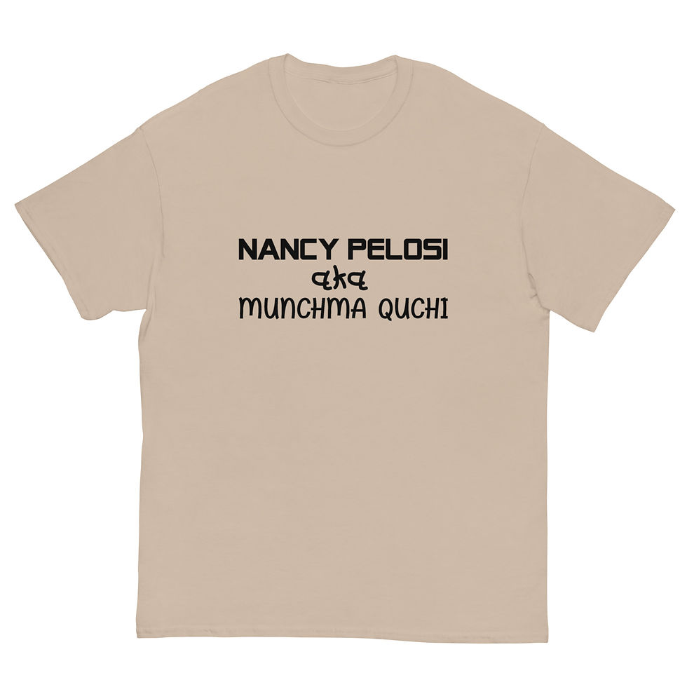 Miniatura: Men's classic tee - Nancy Pelosi - aka Munchma Quchi