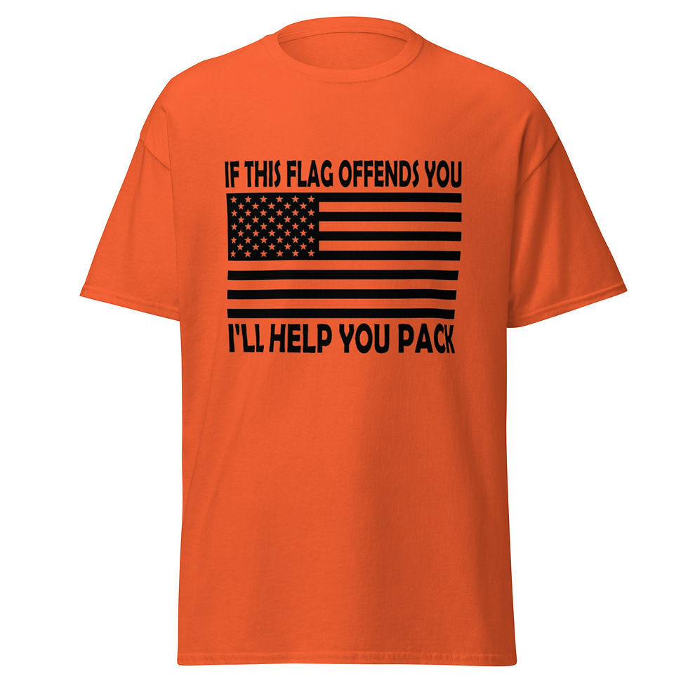 Miniaturbild: Men's classic tee - If This Flag Offends You I'll Help You Pack
