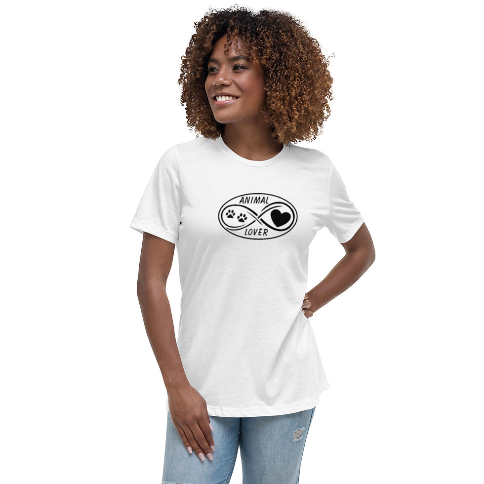 Miniatura: Women's Relaxed T-Shirt - Animal Lover