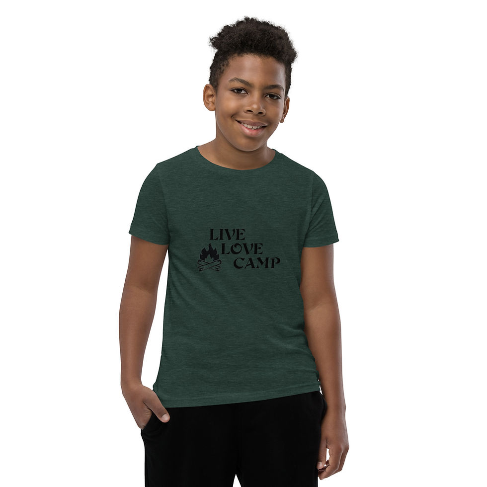 Miniaturbild: Youth Short Sleeve T-Shirt - Live Love Camp