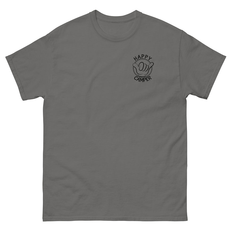Hình thu nhỏ: Men's classic tee - Happy Camper - You Know What Rhymes With Camping