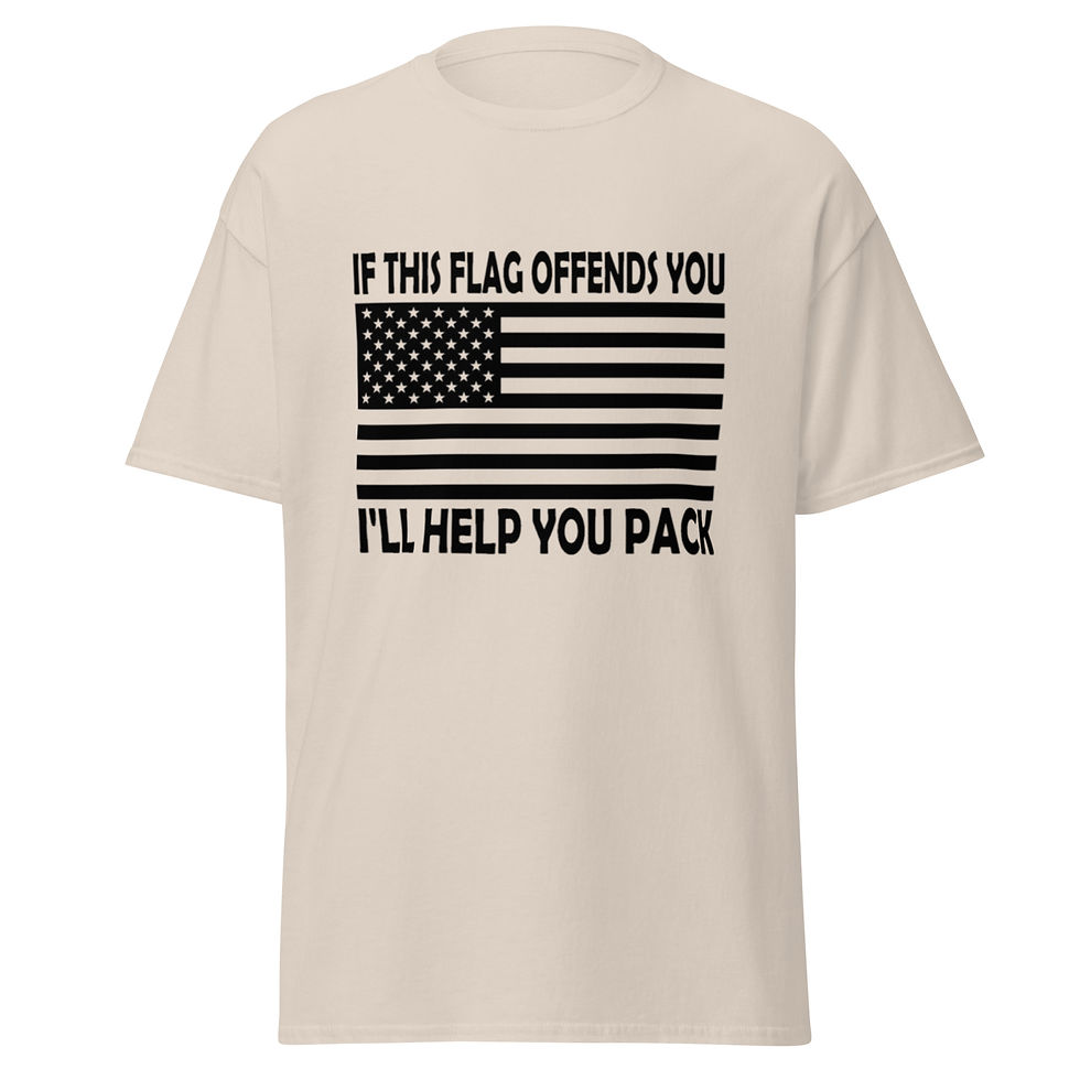 Miniaturbild: Men's classic tee - If This Flag Offends You I'll Help You Pack