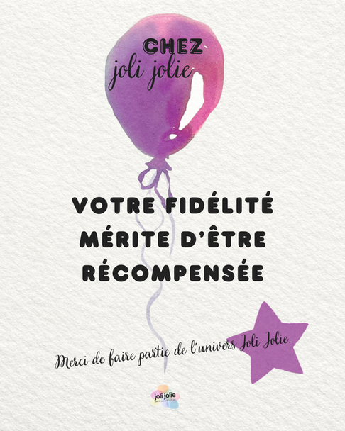 fidélité, joli jolie, kidstore, Pézenas, Hérault, occitanie